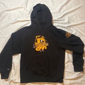 Black college sweatshirt